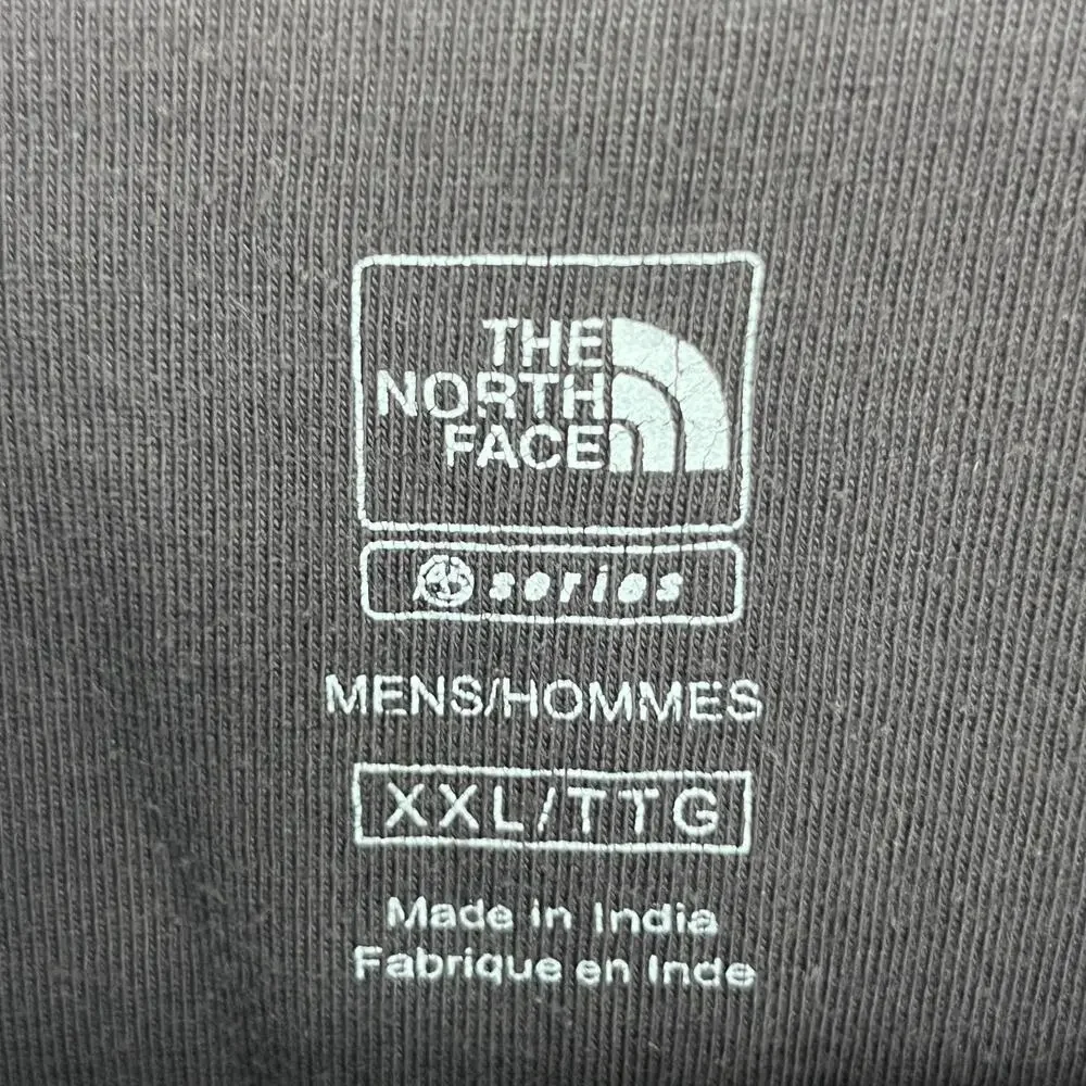 THE NORTH FACE Shirt Mens XXL Tee A5 Series Evolution Cotton Long Sleeve Brown
